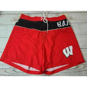 G-III Sports Carl Banks University of Wisconsin Badgers Men's Swim Shorts Large